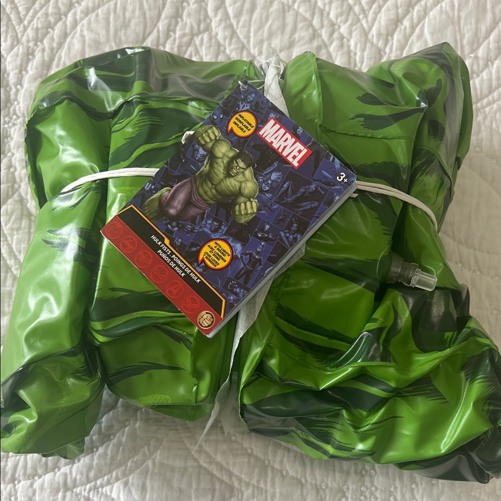 Marvel Hulk Inflatable Hands Glow with Sound Effects